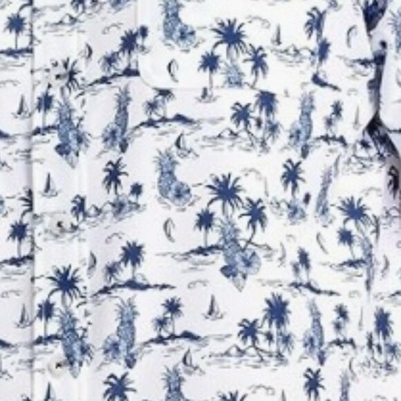 Performance Hawaiian Shirt Short Sleeve Button Down Casual Shirt - Picture 6 of 6